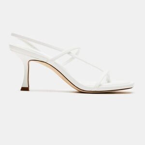GENTLY USED Steve Madden Locke White Heel